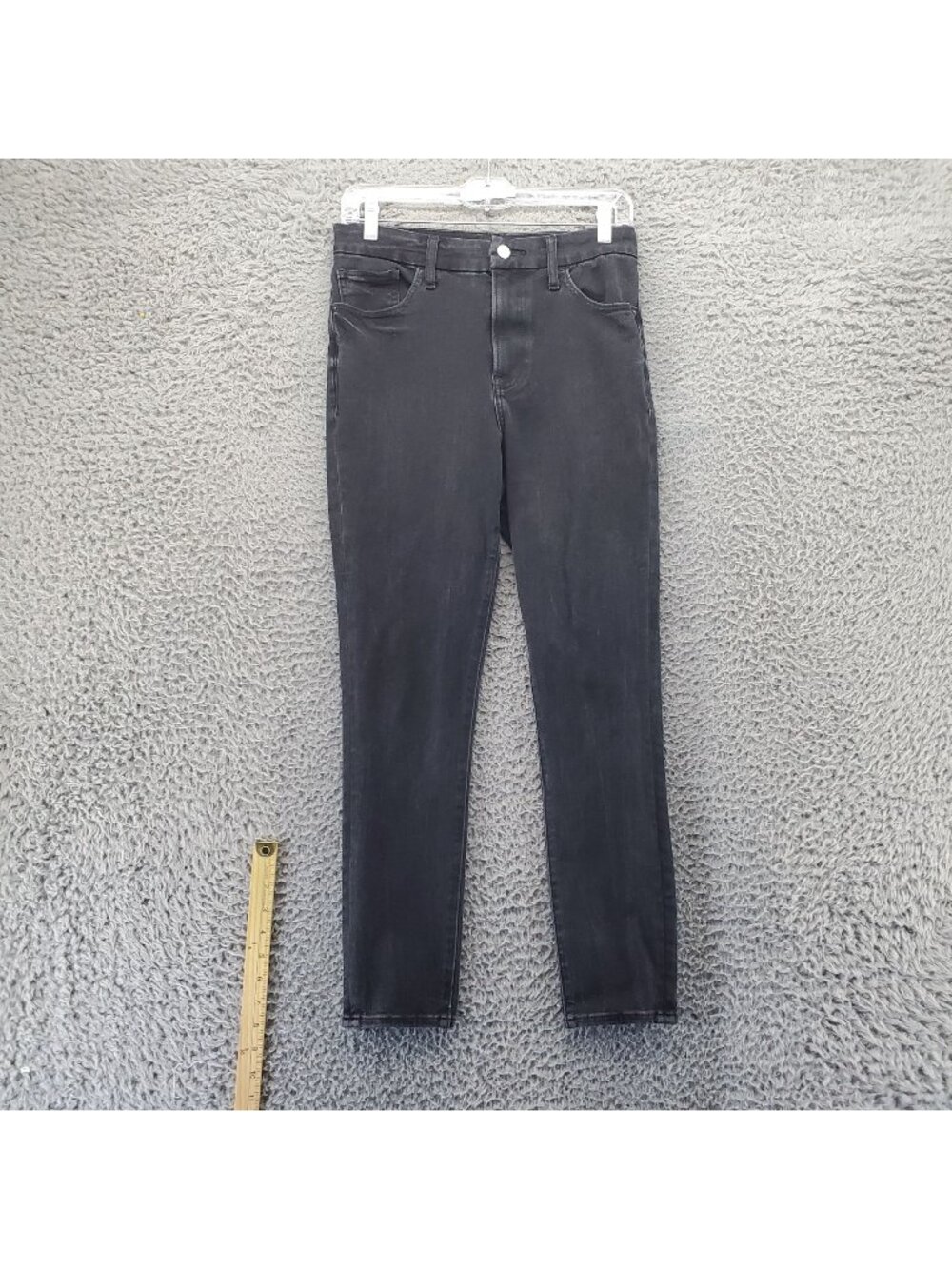 Express Jeans Womens Medium Black High-Rise Skinny Ultra Hyper Stretch